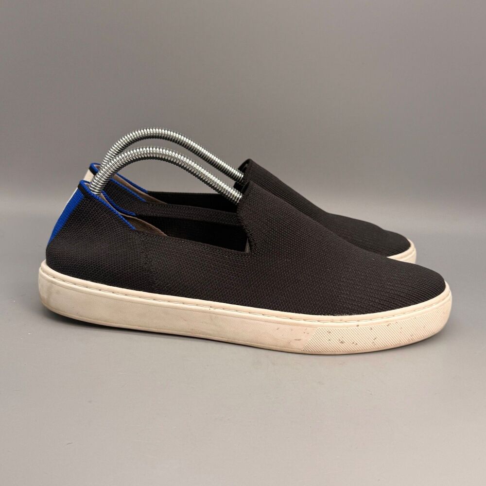Rothy's The Original Slip on Sneakers Women's 10 Black Low Top Comfort Shoes